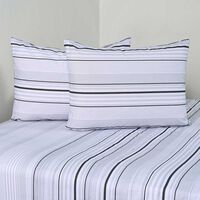 Juego de Sábanas American Family King 144 Hilos Zircon Gris