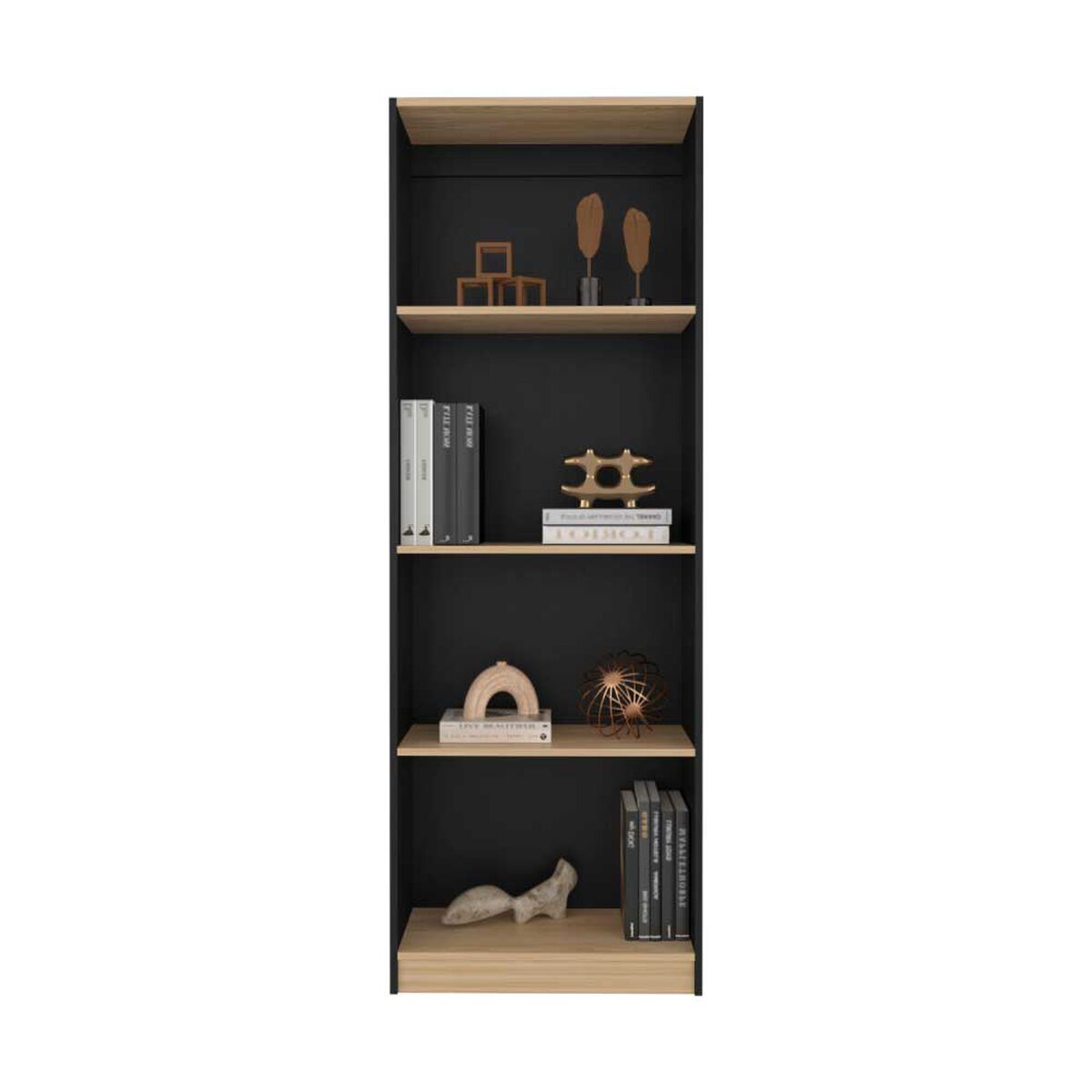Estante TuHome Home E1 5 Repisas Wengue Fresno Europeo