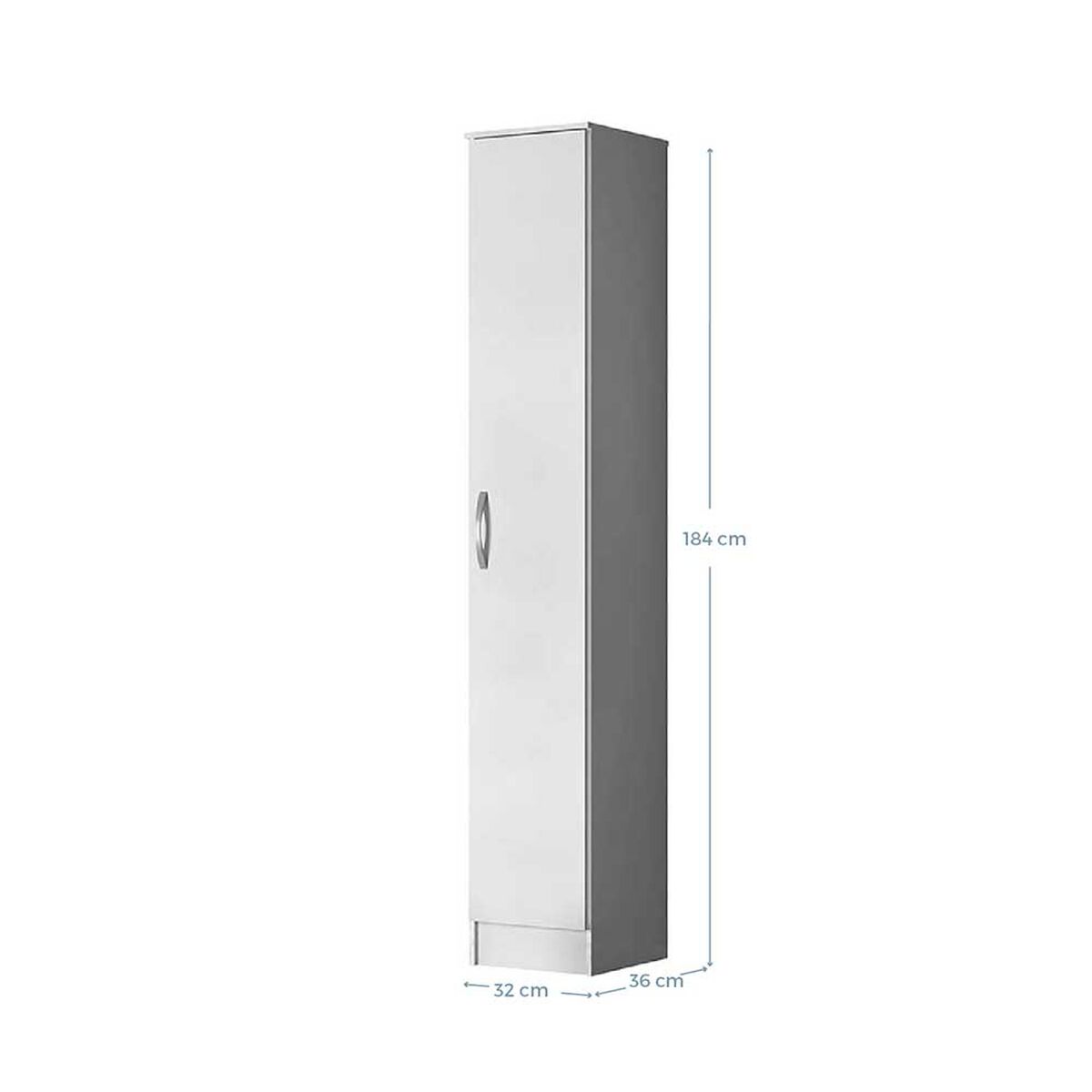 Despensa Favatex Alta Blanco 1 Puerta