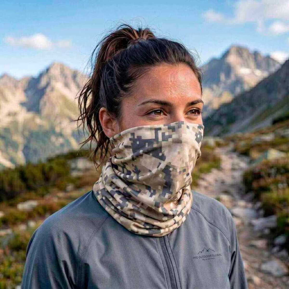 Bandana Outdoor Multifuncional Gris Pro Outdoor