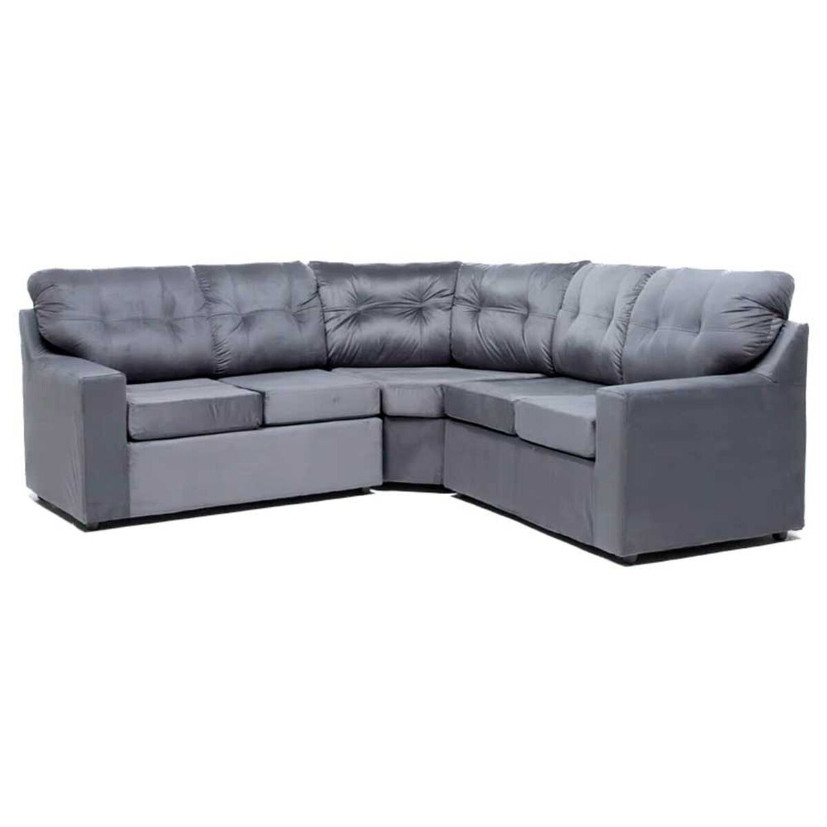 Rack Almore Italia Freijo y Gris Hasta 55" + Seccional