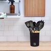 Bater&iacute;a de Cocina Oregon + Set 12 Utensilios Negro Simplit
