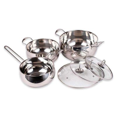 Imagen 2 del producto Batería Doral Amsterdam Acero Inoxidable 6 Piezas