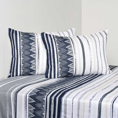 Juego de Sábanas Estampado American Family 144 Hilos King Tempo