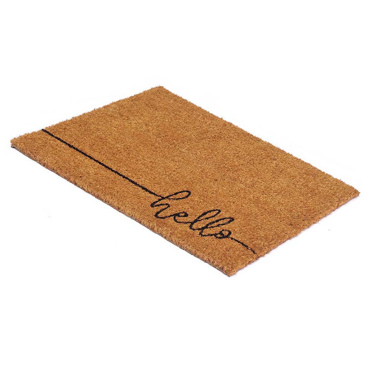 Limpiapi&eacute;s Idetex Coco Hello 45 x 75 cm Caf&eacute;