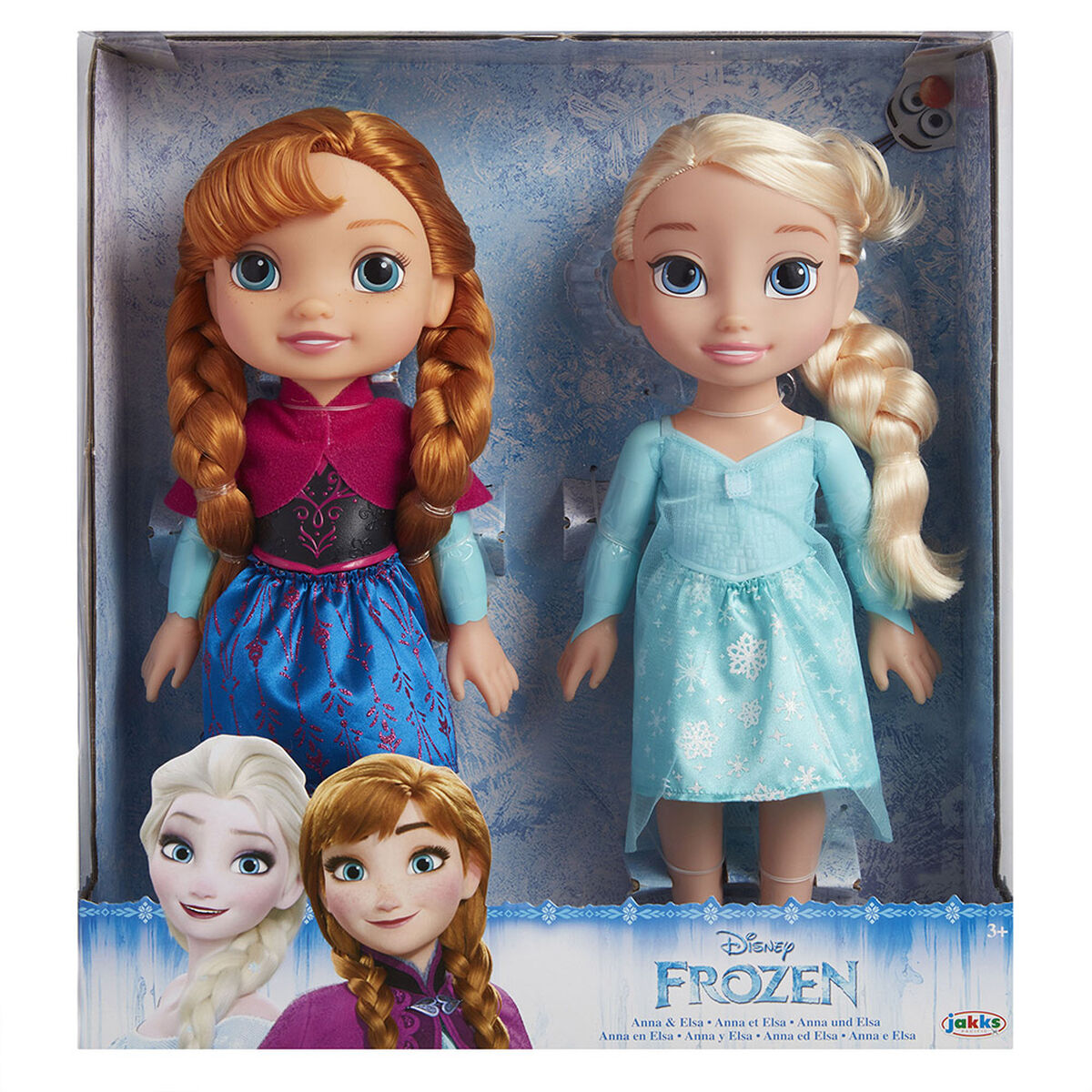 Muñeca Frozen Pack Ana Y Elsa  64915
