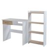 Escritorio 1 Cajón + Estante Silcosil Blanco Madera