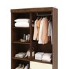 Closet Vekkahome Americano 4 Puertas 2 Cajones Crema