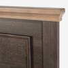 Cama Europea Rosen 2 Plazas Indie + Respaldo + 2 Veladores Anna