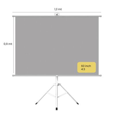 Imagen 2 del producto Telón Mural de Proyector Levo 60""