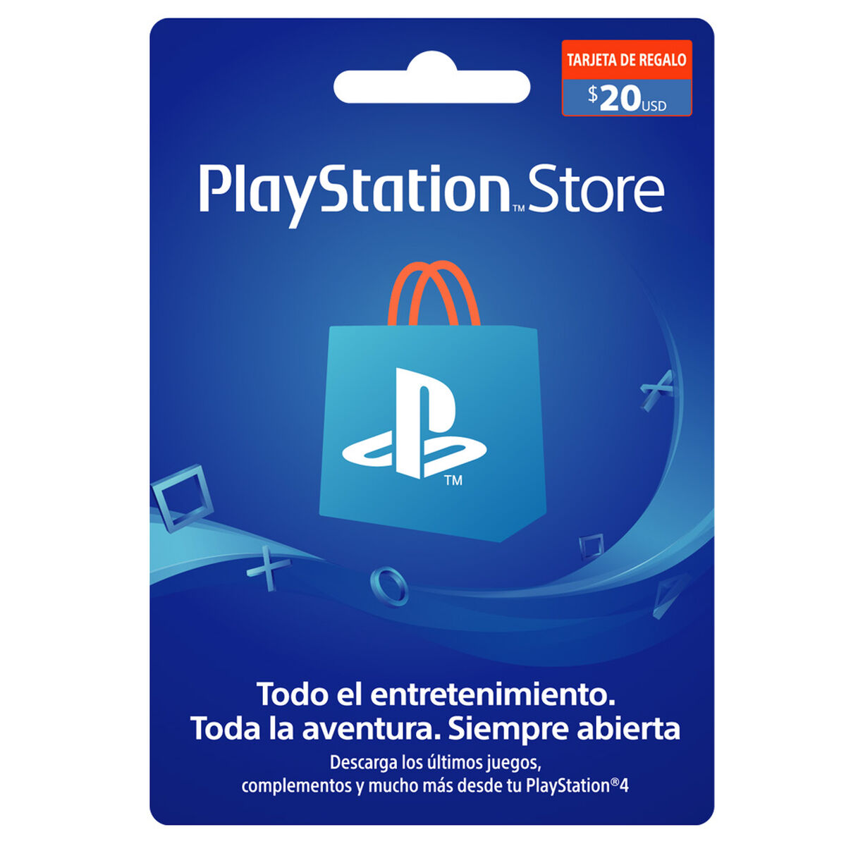 Gift Card 20 USD para PS4