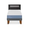 Cama Europea CIC 1 Plaza Excellence + Respaldo Munich Negro