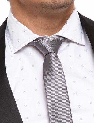 Imagen 1 del producto Corbata Slim Hombre Zibel Gris