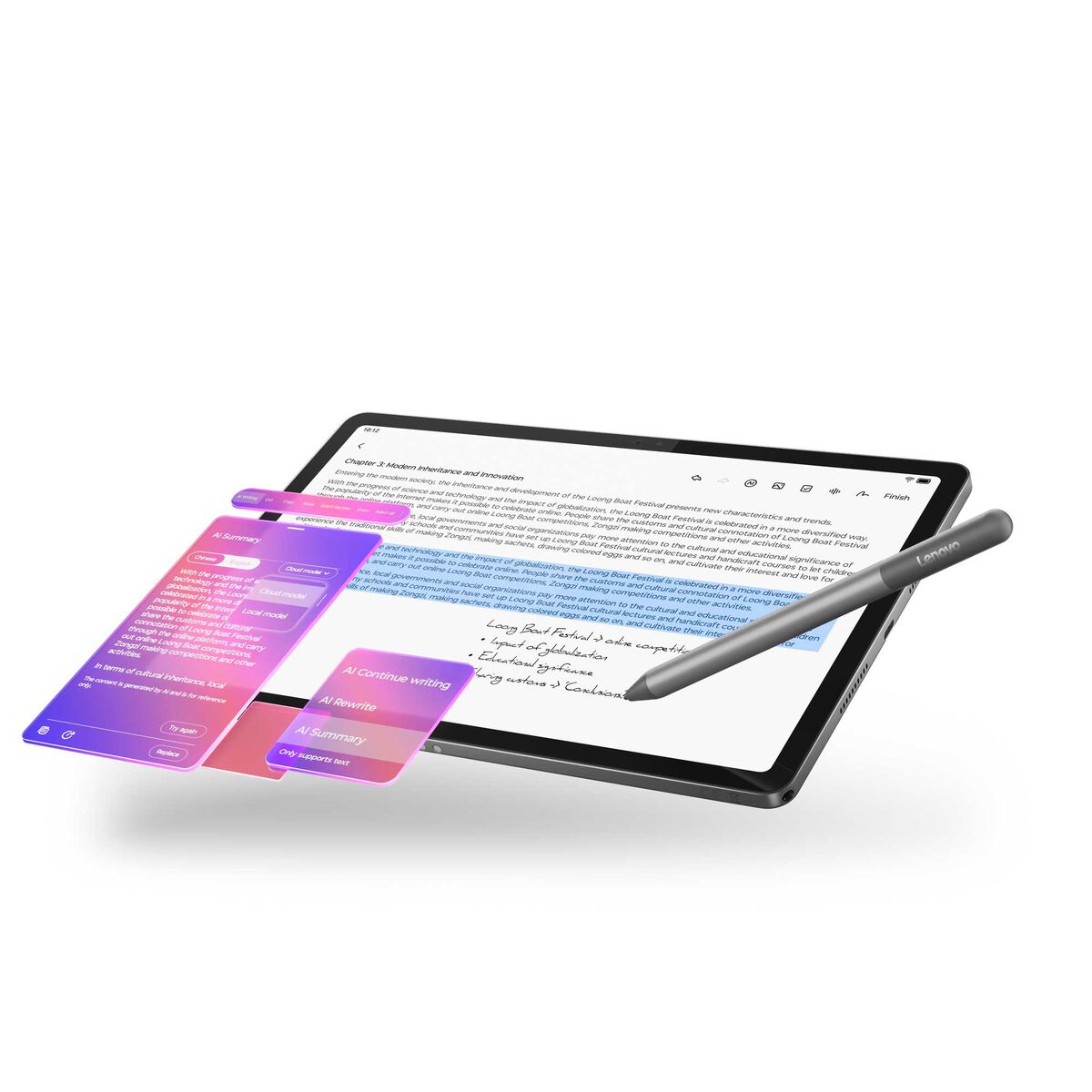 Tablet Lenovo ZAFR1026CL MediaTek Dimensity 6300 6 GB 128 GB 11" Luna Grey