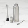 Coctelera & Set de Mixolog&iacute;a Simple Cook Essential Acero