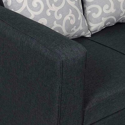 Imagen 2 del producto Juego de Living Elegant Detail Indiana Sofá 3 Cuerpos + Sofá 2 Cuerpos Gris