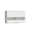 Mueble de Cocina Superior TuHome Soler 4 Puertas Blanco