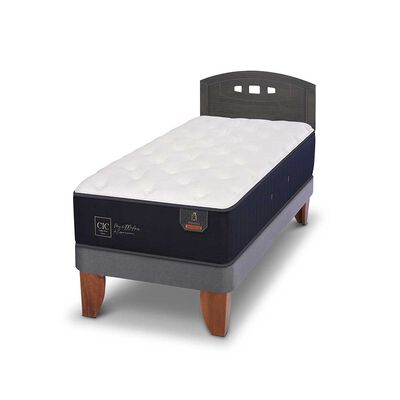 Imagen 2 del producto Cama Europea CIC 1,5 Plazas Premium + Respaldo Gales