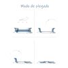 Bañera Plegable con Termómetro Cojin y más Accesorios Rosada