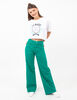 Polera Crop Oversized Manga Corta Mujer Icono