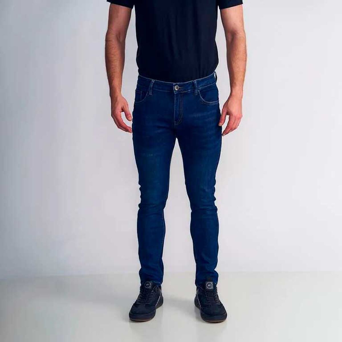 Jeans Skinny Tiro Medio Hombre Ellus