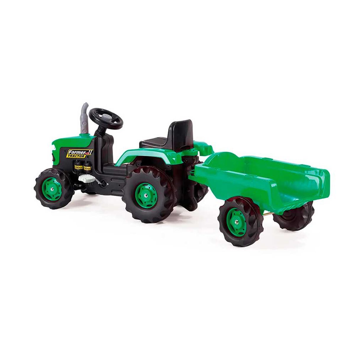 Tractor Con Carro verde Talbot
