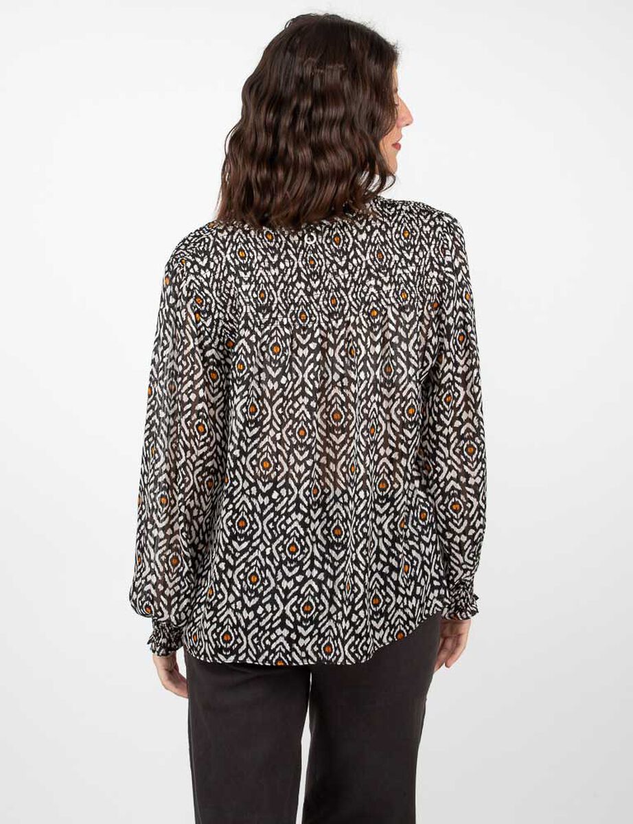 Blusa Estampada Manga Larga Mujer Alma