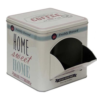 Imagen 2 del producto Lata Decorativa Metal Vgo 17 x 17 cm Diseño 2