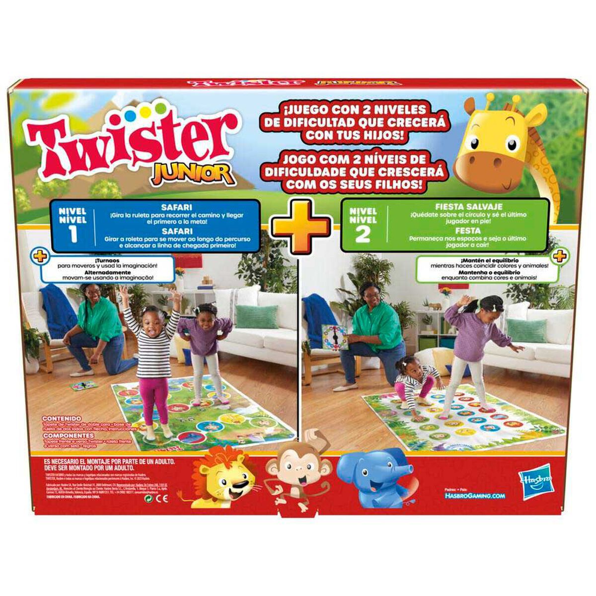 Juego de Mesa Twister Junior Hasbro Gaming
