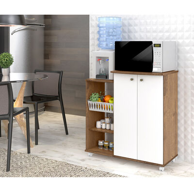 Mueble de Cocina Casanova Cabinet 2 Puertas Nature / Blanco