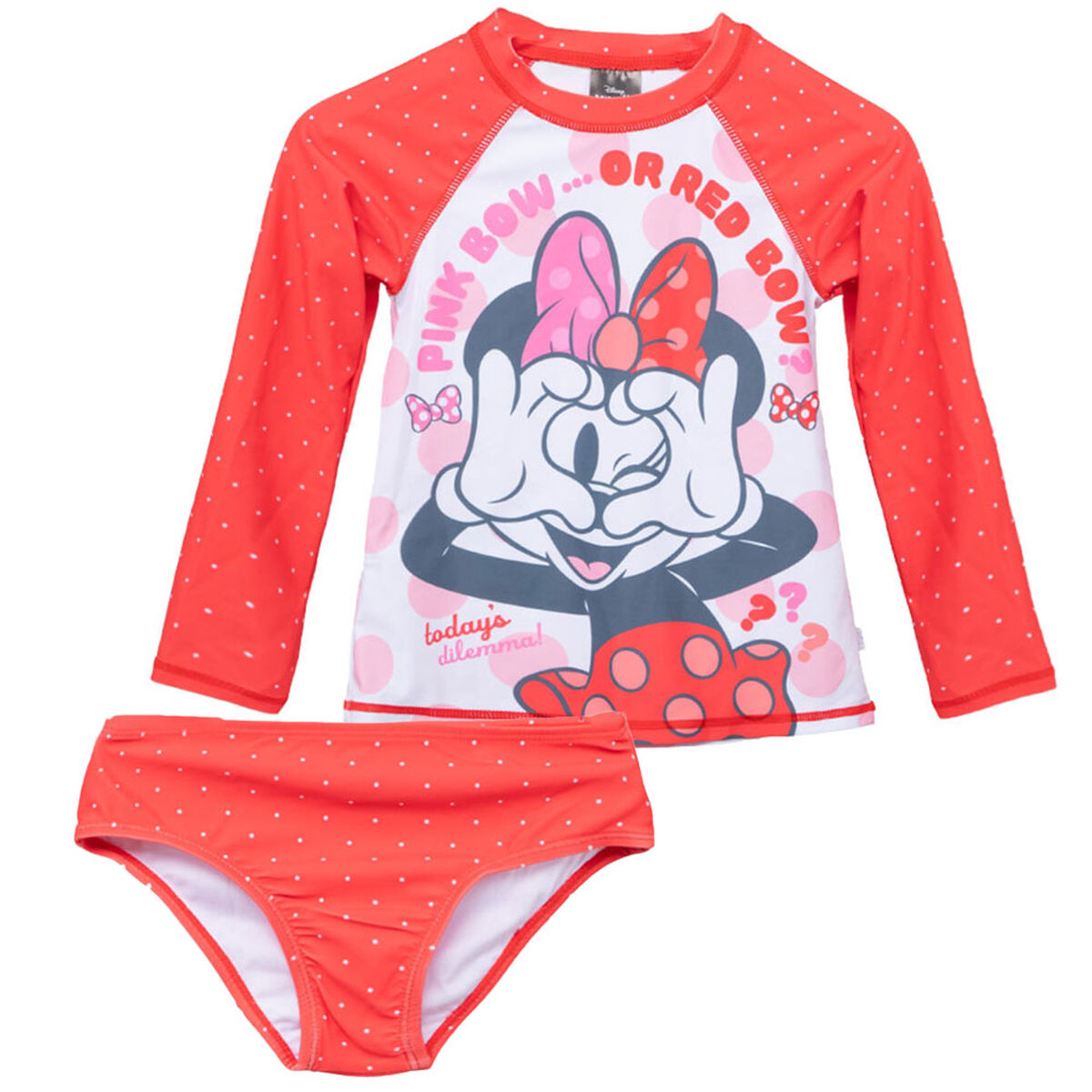 Traje de baño Manga Larga Niña Minnie