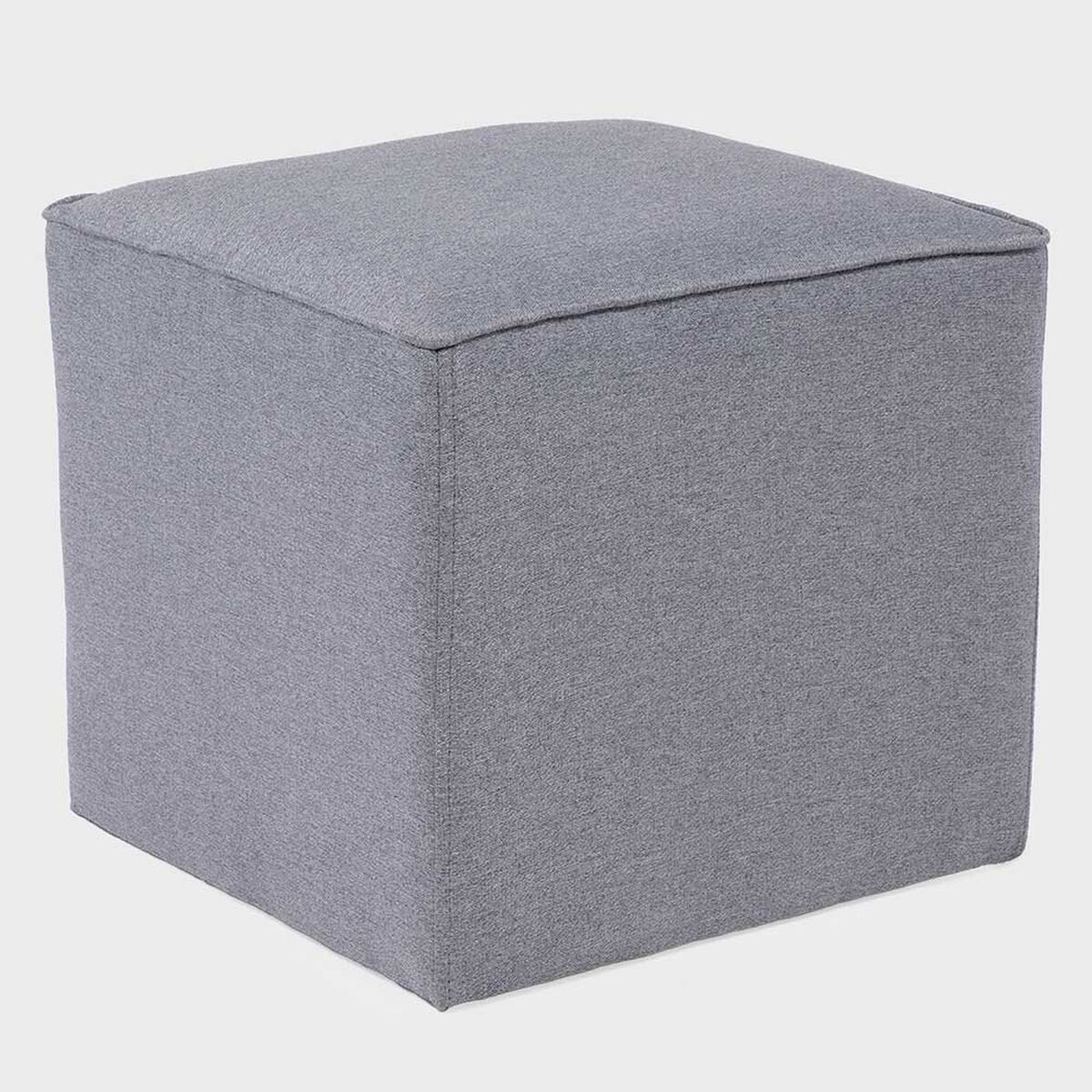 Sofá Mons Sicilia 2 Cuerpos + Dos Pouf 1 Cuerpo Gris