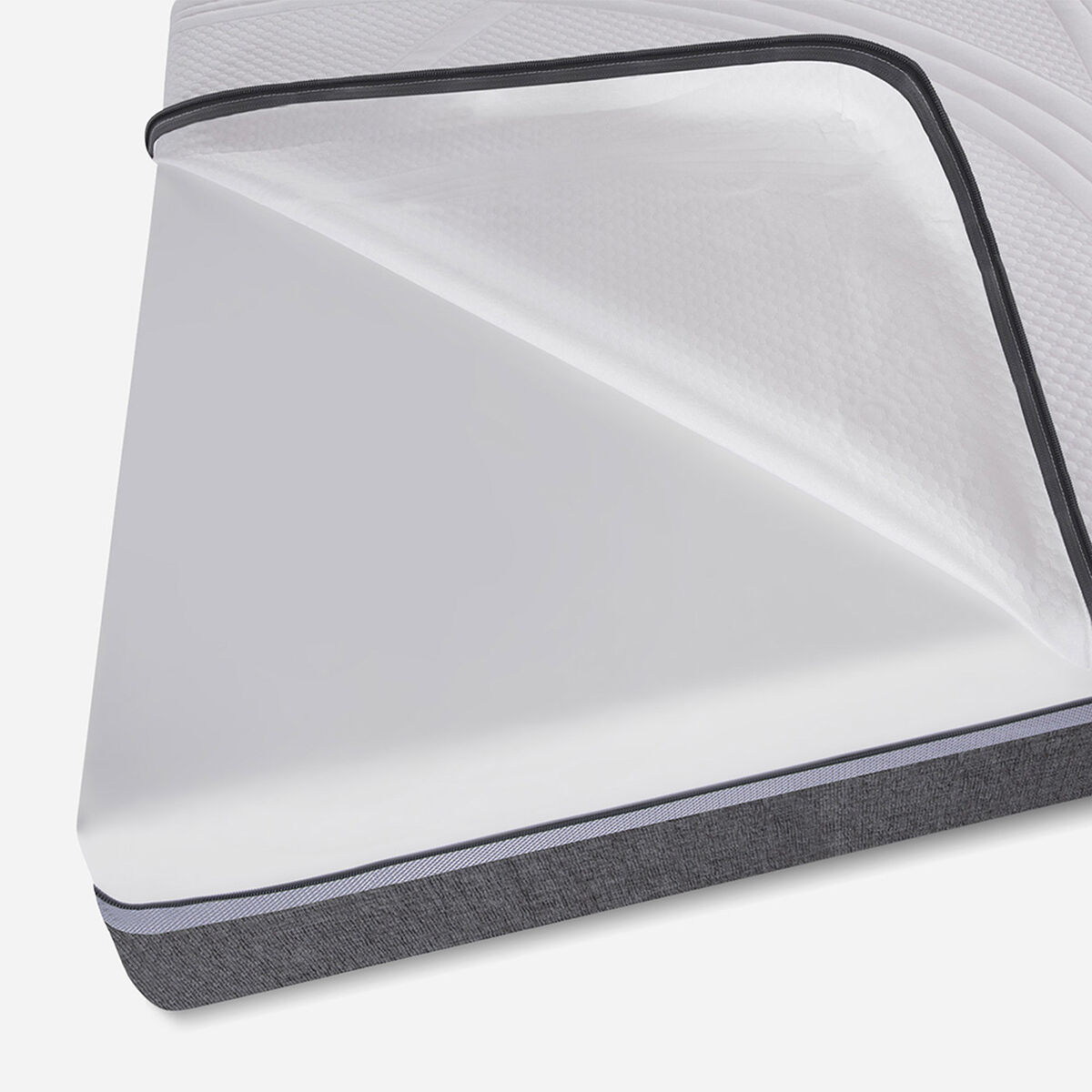 Cama Europea CIC 2 Plazas Ortopedic Advance + Respaldo + 2 Veladores Milán + Almohadas Viscoelásticas
