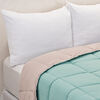 Plumón Bicolor Casanova 2 Plazas Turquesa Beige
