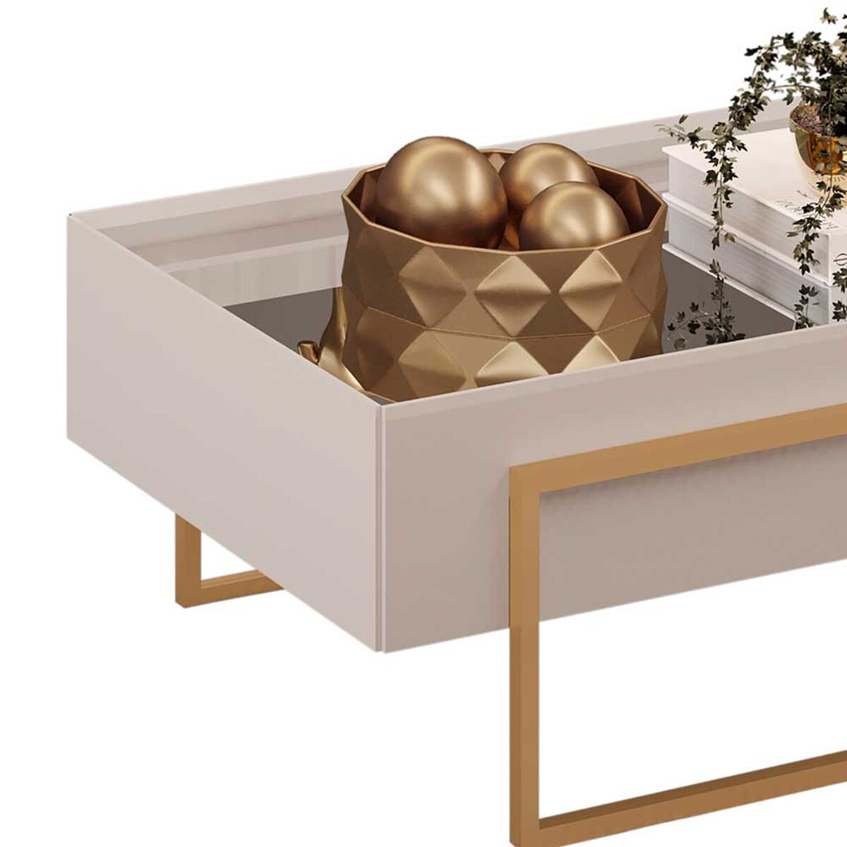 Mesa de Centro Vekkahome Pilar Blanco
