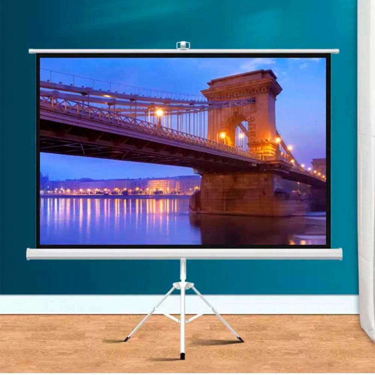 Tel&oacute;n Mural para Proyector Port&aacute;til Levo 80"