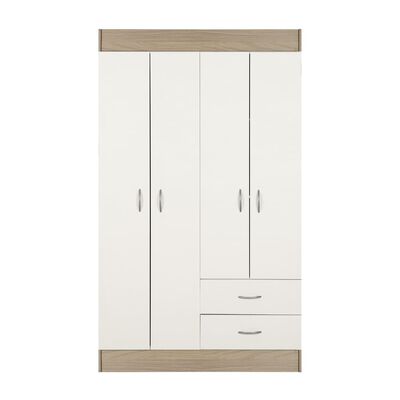 Imagen 2 del producto Closet Stanford 4 Puertas 2 Cajones Bicolor