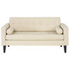 Sofá PU Bodevir Retro 3 Cuerpos Beige