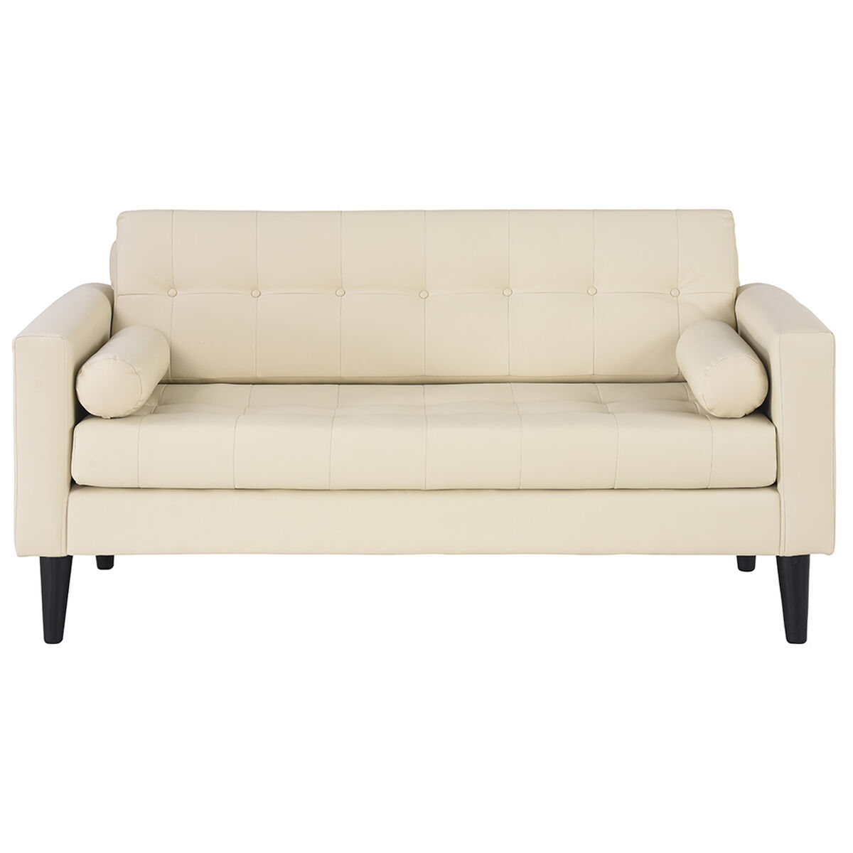 Sofá PU Bodevir Retro 3 Cuerpos Beige