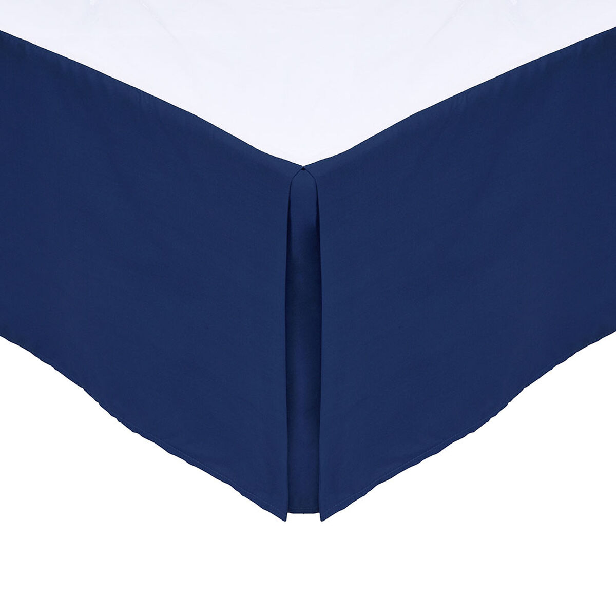 Faldón Mashini 144 Hilos Súper King Liso Azul