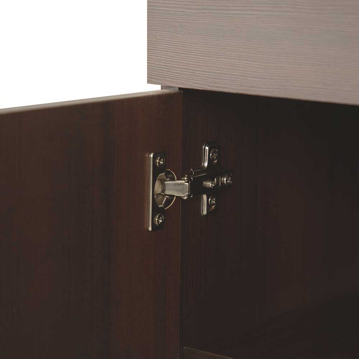 Mueble de Cocina Auxiliar Stanford 2 Puertas 1 Repisa 1 Cajón Chocolate