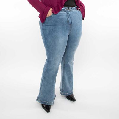 Jeans Flare Mujer Extralindas