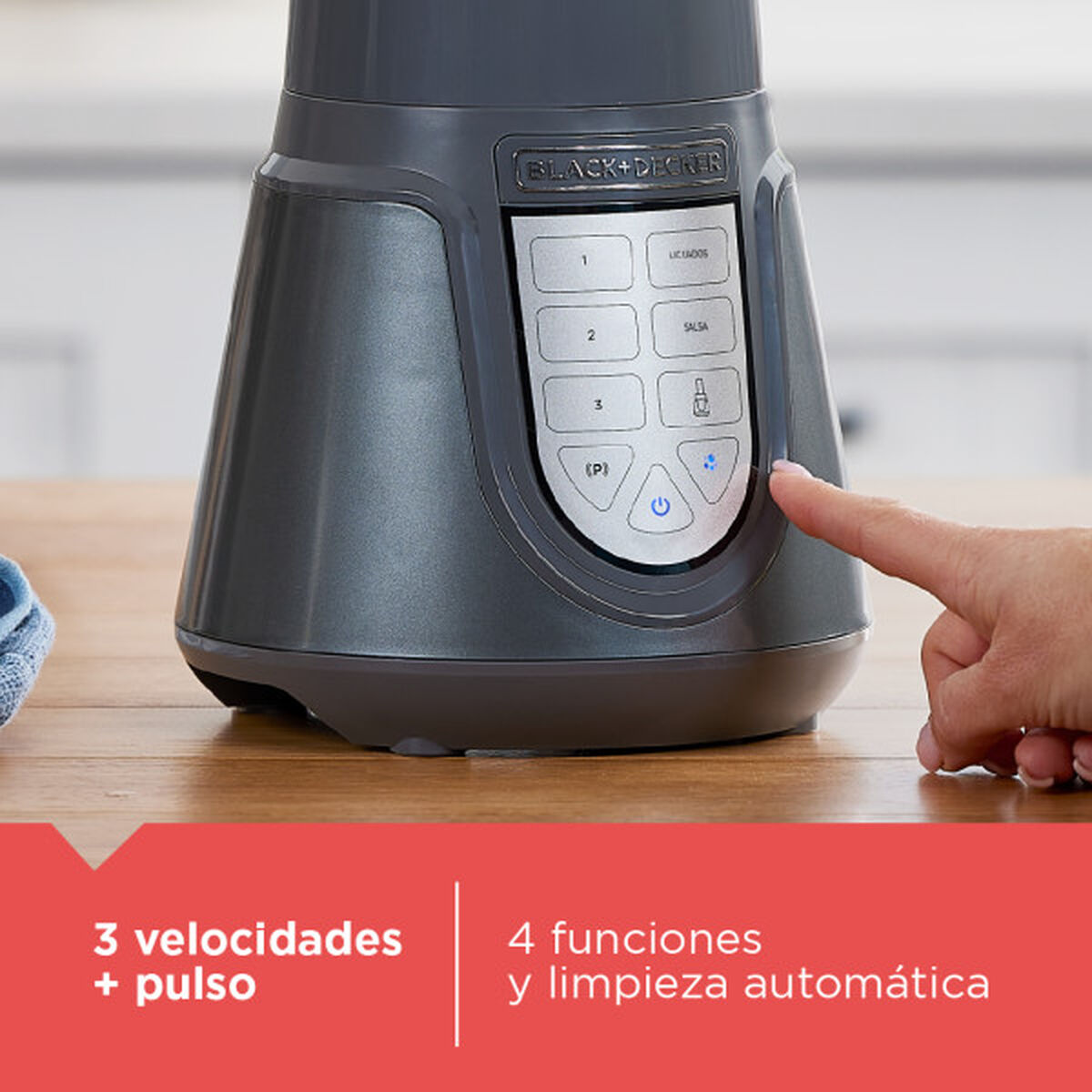 Licuadora  Black Decker Bl1516-3Mdcl 1,5 lts