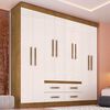 Cl&oacute;set Exit Las Vegas 8 Puertas 4 Cajones Nuez y Beige