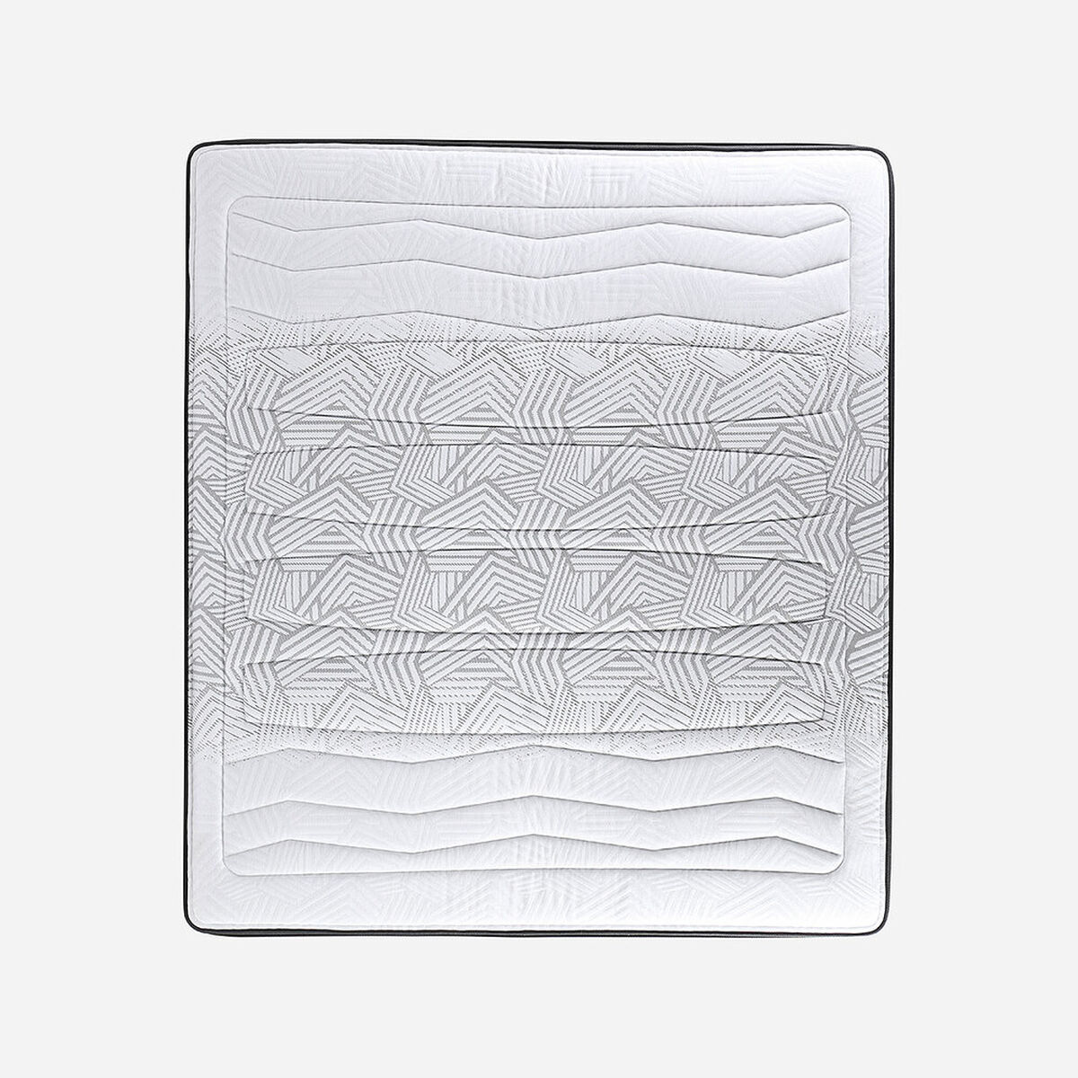Cama Europea Rosen 2 Plazas Tempo + Respaldo Rachel Gris