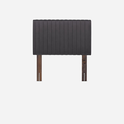 Imagen 2 del producto Cama Europea Rosen 1,5 Plazas Wave + Respaldo Lucio Grafito