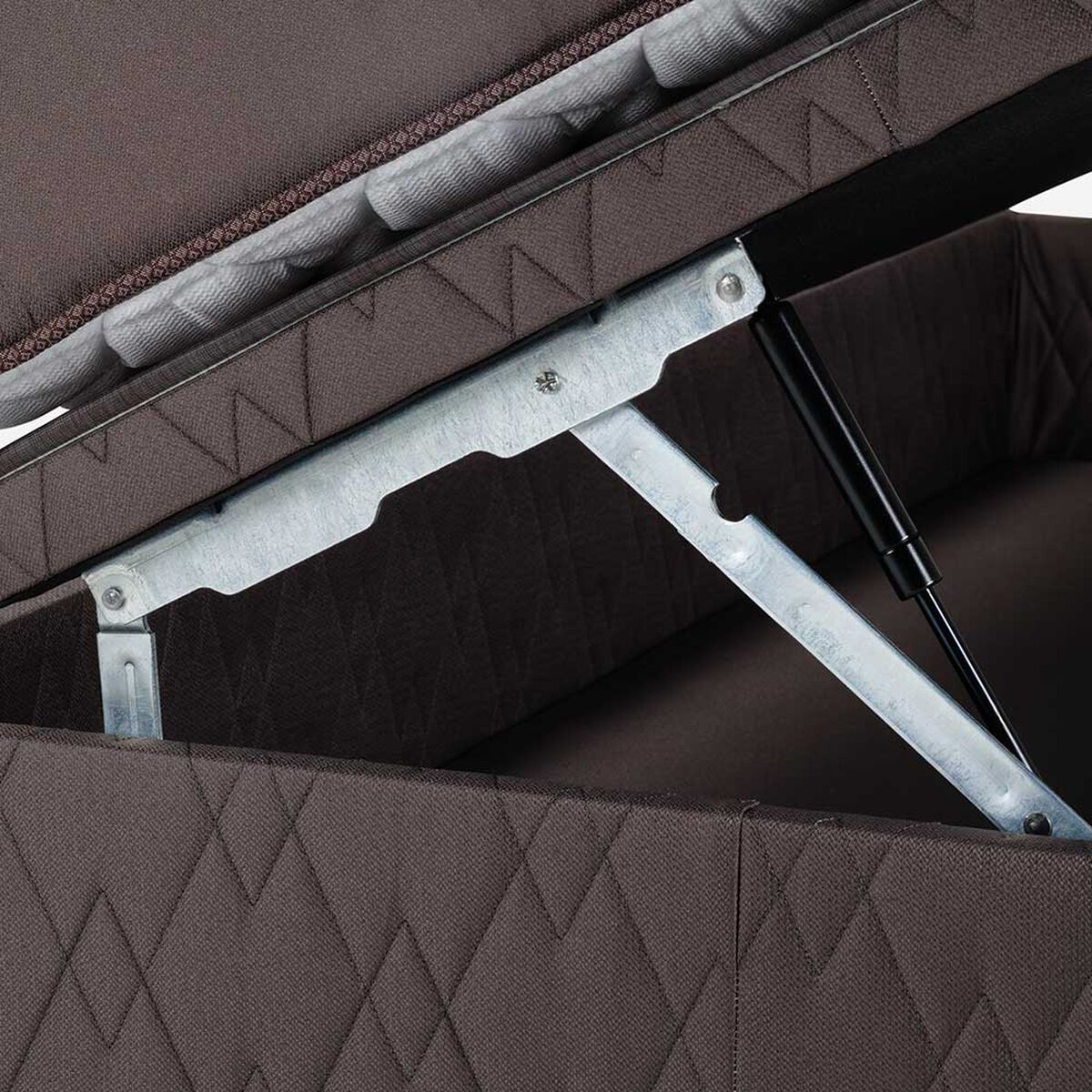 Boxet Rosen 1 Plaza Ergo T + Respaldo + Velador Robin Tostado