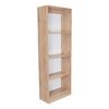 2 Estantes 45 cm + Estante 4 Repisas TuHome Home Macadamia