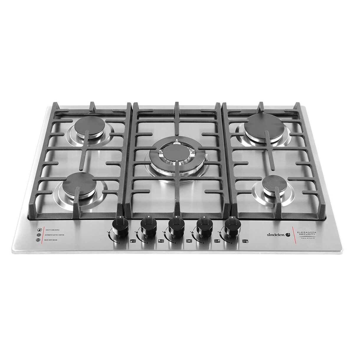 Encimera a Gas Sindelen CEG-4700IN 5 Quemadores