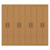 Closet Vekkahome Magnus 8 Puertas Caf&eacute; Claro